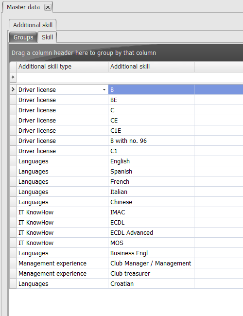 Filtering Options